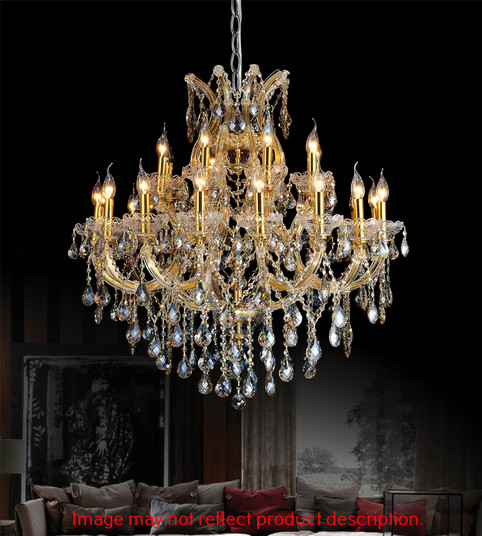 Maria Theresa 25 Light Chandelier in Chrome (401|8318P36C-25 (Clear))