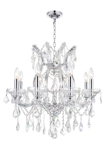 Maria Theresa Nine Light Chandelier in Chrome (401|8311P24C-9 (Clear))