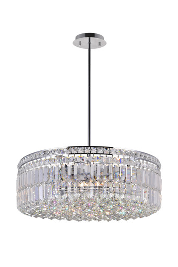 Colosseum Ten Light Chandelier in Chrome (401|8006P24C-R)