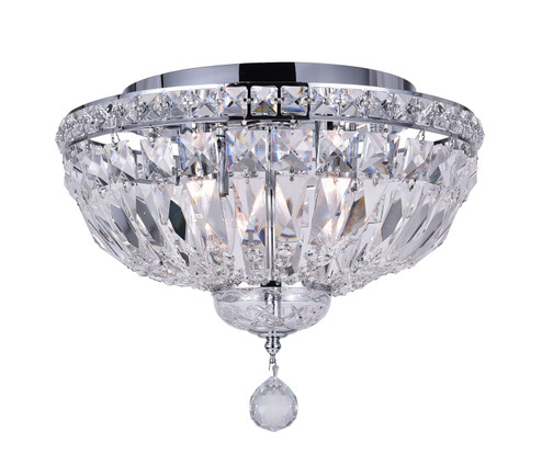 Stefania Four Light Flush Mount in Chrome (401|8003C14C)