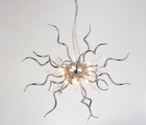 Twist LED Chandelier in Chrome (401|5573P23C-R)