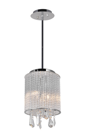 Benson Two Light Mini Pendant in Chrome (401|5562P8C Clear)