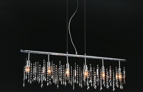 Janine Six Light Chandelier in Chrome (401|5549P46C)