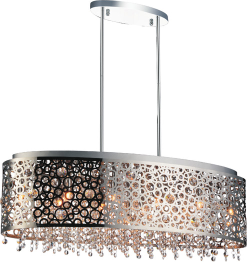 Bubbles 11 Light Chandelier in Stainless Steel (401|5536P30ST-O)