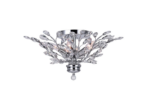 Ivy Six Light Flush Mount in Chrome (401|5206C22C)