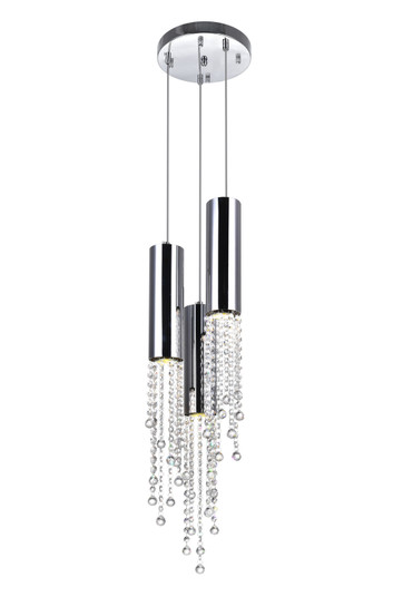 Extended Three Light Mini Pendant in Chrome (401|5081P10C-R)