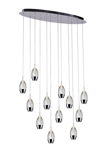 Perrier LED Pendant in Chrome (401|5077P34C-O)