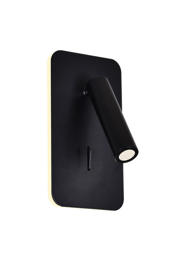 Private I LED Wall Sconce in Matte Black (401|1243W6-101)