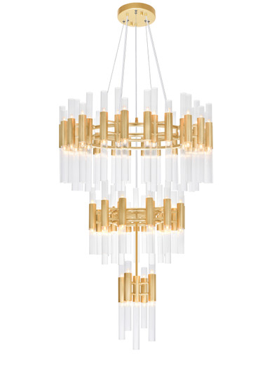 Orgue LED Chandelier in Satin Gold (401|1120P32-123-602)