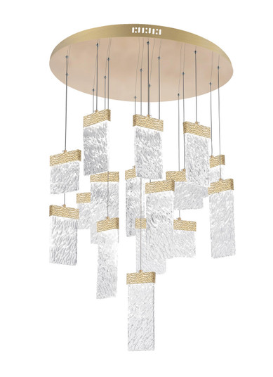 Carolina LED Chandelier in Gold Leaf (401|1090P32-16-620)