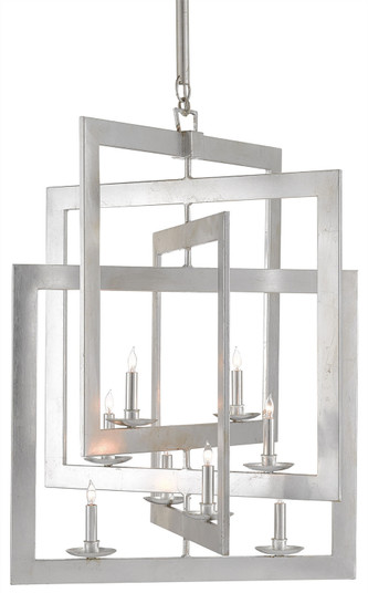 Middleton Eight Light Chandelier in Contemporary Silver Leaf (142|9000-0056)