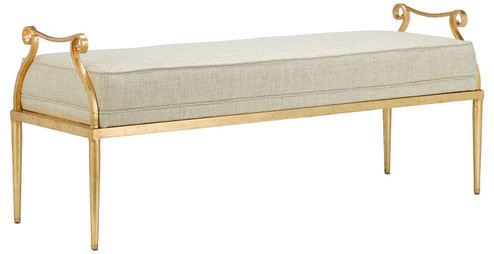 Genevieve Bench in Grecian Gold (142|7000-1042)