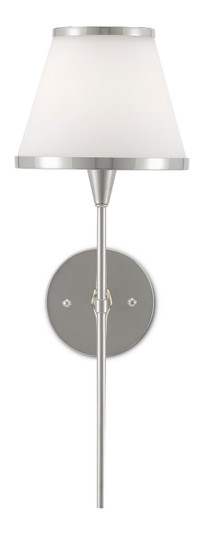 Bagno One Light Wall Sconce in Polished Nickel/Opaque Glass (142|5800-0002)
