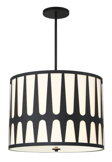 Royston Five Light Pendant in Black (60|ROY-809-BK)