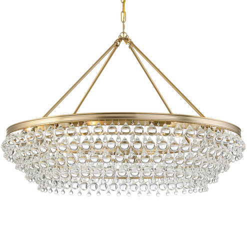 Calypso Eight Light Chandelier in Vibrant Gold (60|278-VG)