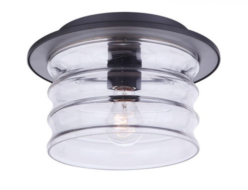 Canon One Light Outdoor Flush Mount in Midnight (46|ZA3637-MN)