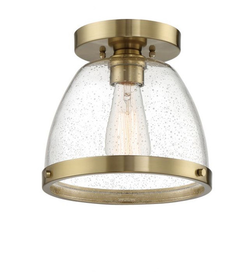 Lodie One Light Flushmount in Satin Brass (46|X1410-SB)