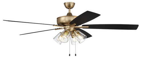 Super Pro 104 60''Ceiling Fan in Satin Brass (46|S104SB5-60BWNFB)