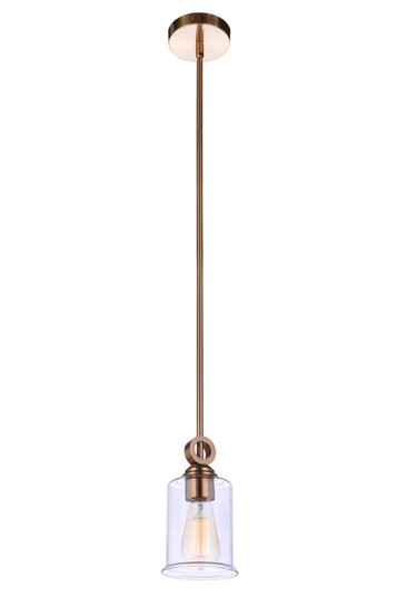 Romero One Light Mini Pendant in Satin Brass (46|56491-SB)