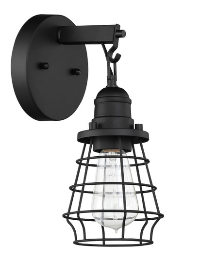 Thatcher One Light Wall Sconce in Flat Black (46|50601-FB)