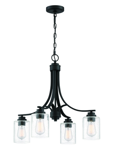 Bolden Four Light Chandelier in Flat Black (46|50524-FB)