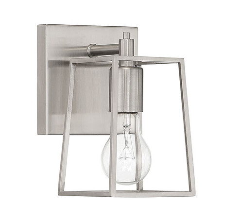 Dunn One Light Wall Sconce in Brushed Polished Nickel (46|12105BNK1)