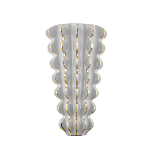 Esperanza Two Light Wall Sconce in Ceramic Gloss Gray (68|394-02-CGG)