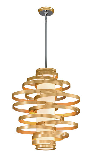 Vertigo LED Chandelier in Gold Leaf (68|225-44)