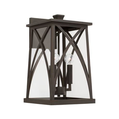 Marshall Three Light Outdoor Wall Lantern in Oiled Bronze (65|946531OZ)