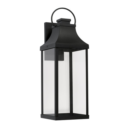 Bradford One Light Outdoor Wall Lantern in Black (65|946441BK-GL)