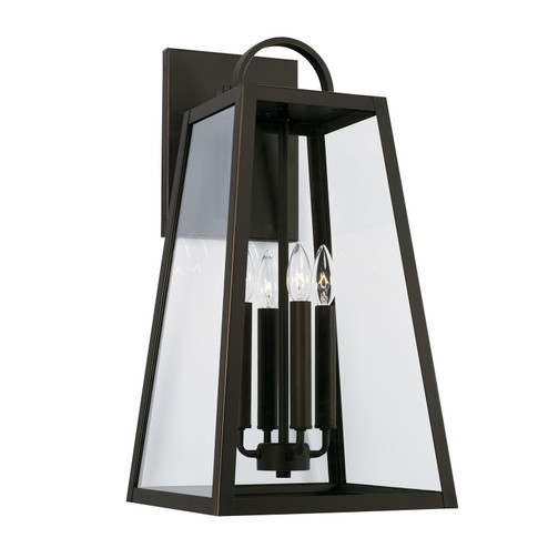 Leighton Four Light Outdoor Wall Lantern in Oiled Bronze (65|943743OZ)