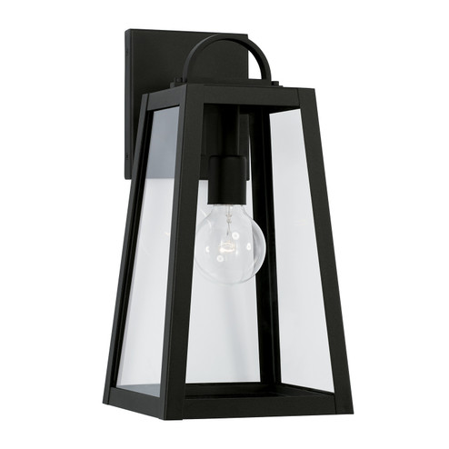 Leighton One Light Outdoor Wall Lantern in Black (65|943711BK)
