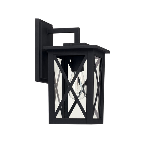 Avondale One Light Outdoor Wall Lantern in Black (65|926611BK)