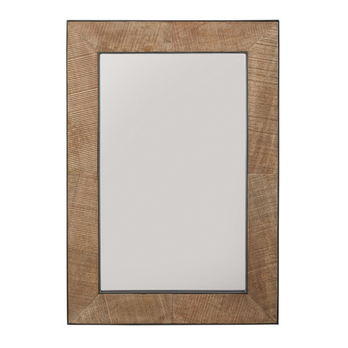 Mirror Mirror in Natural Rough Sawn Wood with Zinc Metal (65|736102MM)