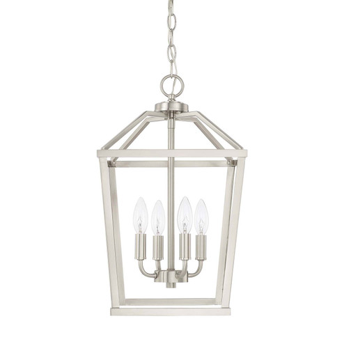 Birch Four Light Foyer Pendant in Brushed Nickel (65|522741BN)