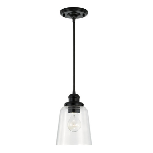 Fallon One Light Pendant in Matte Black (65|3718MB-135)