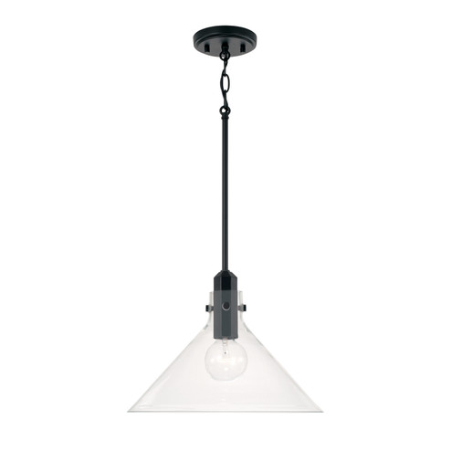 Greer One Light Pendant in Matte Black (65|345811MB)