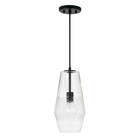 Dena One Light Pendant in Matte Black (65|345011MB)