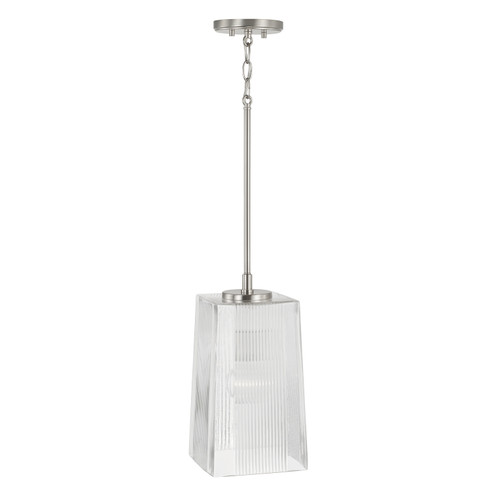 Lexi One Light Pendant in Brushed Nickel (65|341711BN)