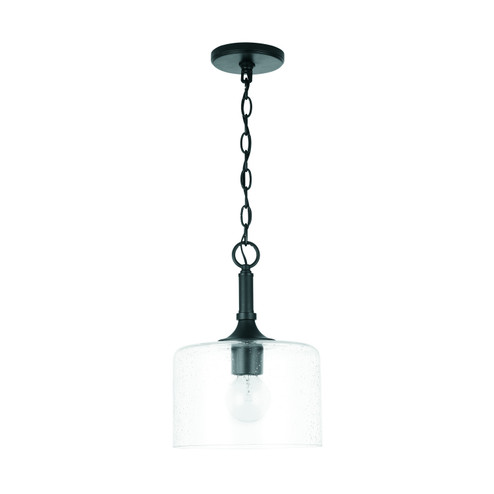 Carter One Light Pendant in Matte Black (65|339311MB)