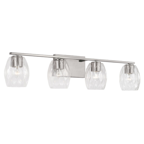 Lucas Four Light Vanity in Brushed Nickel (65|145341BN-525)