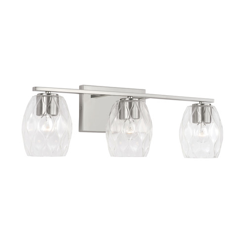 Lucas Three Light Vanity in Brushed Nickel (65|145331BN-525)