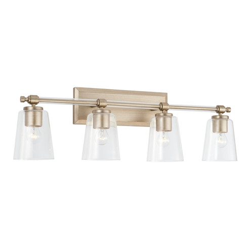 Breigh Four Light Vanity in Brushed Champagne (65|144841BS-523)