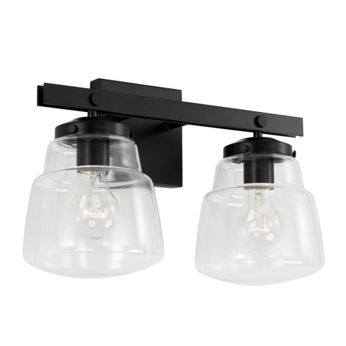 Dillon Two Light Vanity in Matte Black (65|142721MB-518)