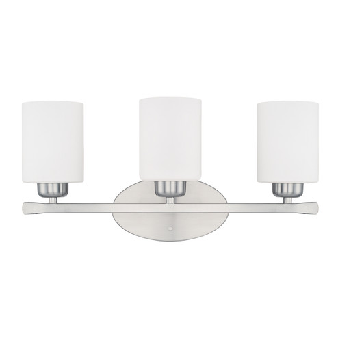 Dixon Three Light Vanity in Brushed Nickel (65|115231BN-338)