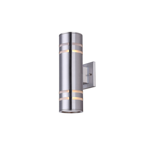 Tay Two Light Outdoor Lantern in Brushed Nickel (387|IOL256BN)