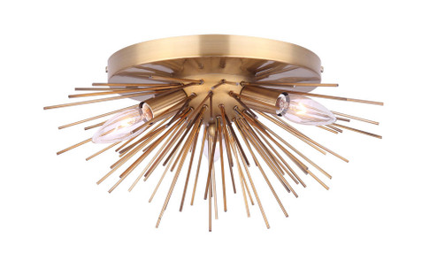 Orla Three Light Flush Mount in Gold (387|IFM709A15GD)