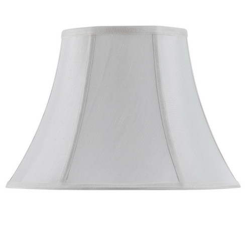 PIPED SCALLOP BELL Shade in WHITE (225|SH-8104/18-WH)