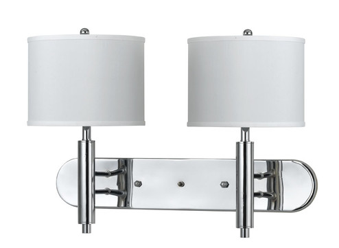 60W X 2 Wall Lamp W/3Wy Push Switch Two Light Wall Lamp in Chrome (225|LA-2004W2L-1CH)