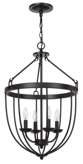 Grafton Four Light Chandelier in Matte Black (225|FX-3762-4)